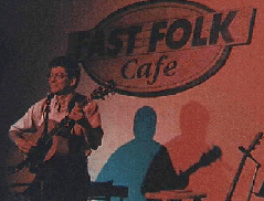 Andy at Fast Folk Cafe, NYC