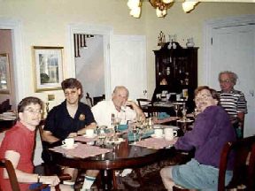 Charles McCarty and band members, Summer 1998