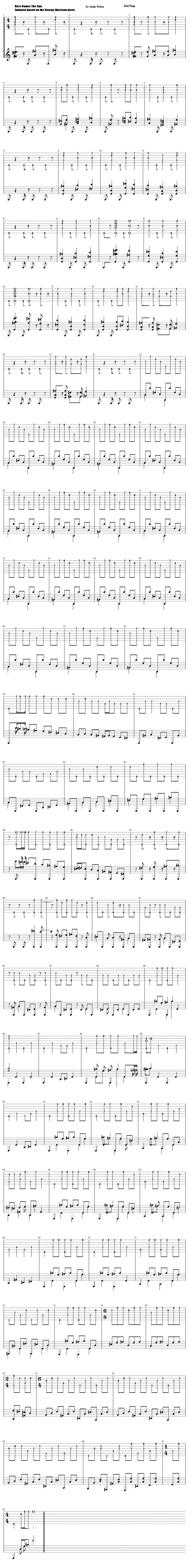 here comes the sun Pt 2